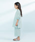 Mommy & Me Girls Two Piece Blue Suit